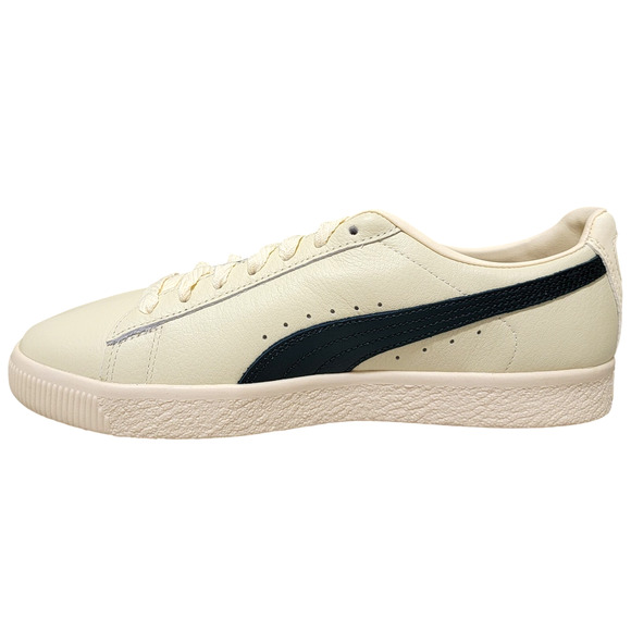 Puma Clyde Players Lane Sneakers Men Size US 9 Creamy Vanilla Dark Myrtle